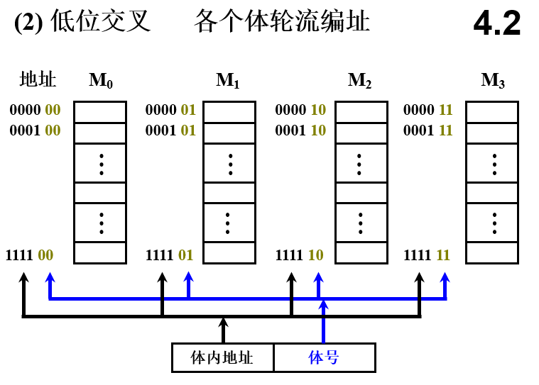 多体并行系统(低位交叉编址)
